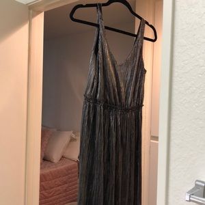 BCBG maxi dress - metallic gold/Grey color size S